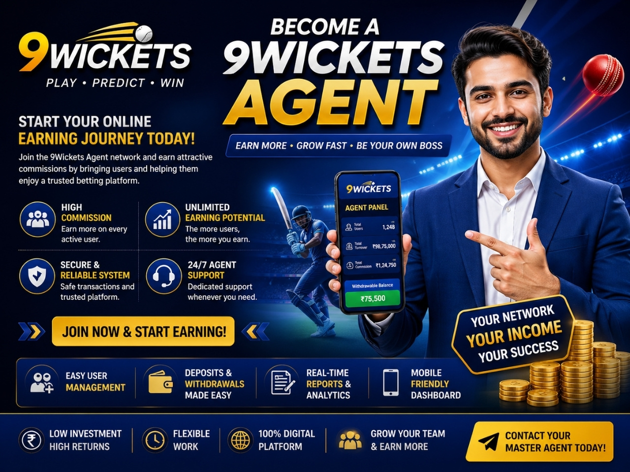9Wickets Agent
