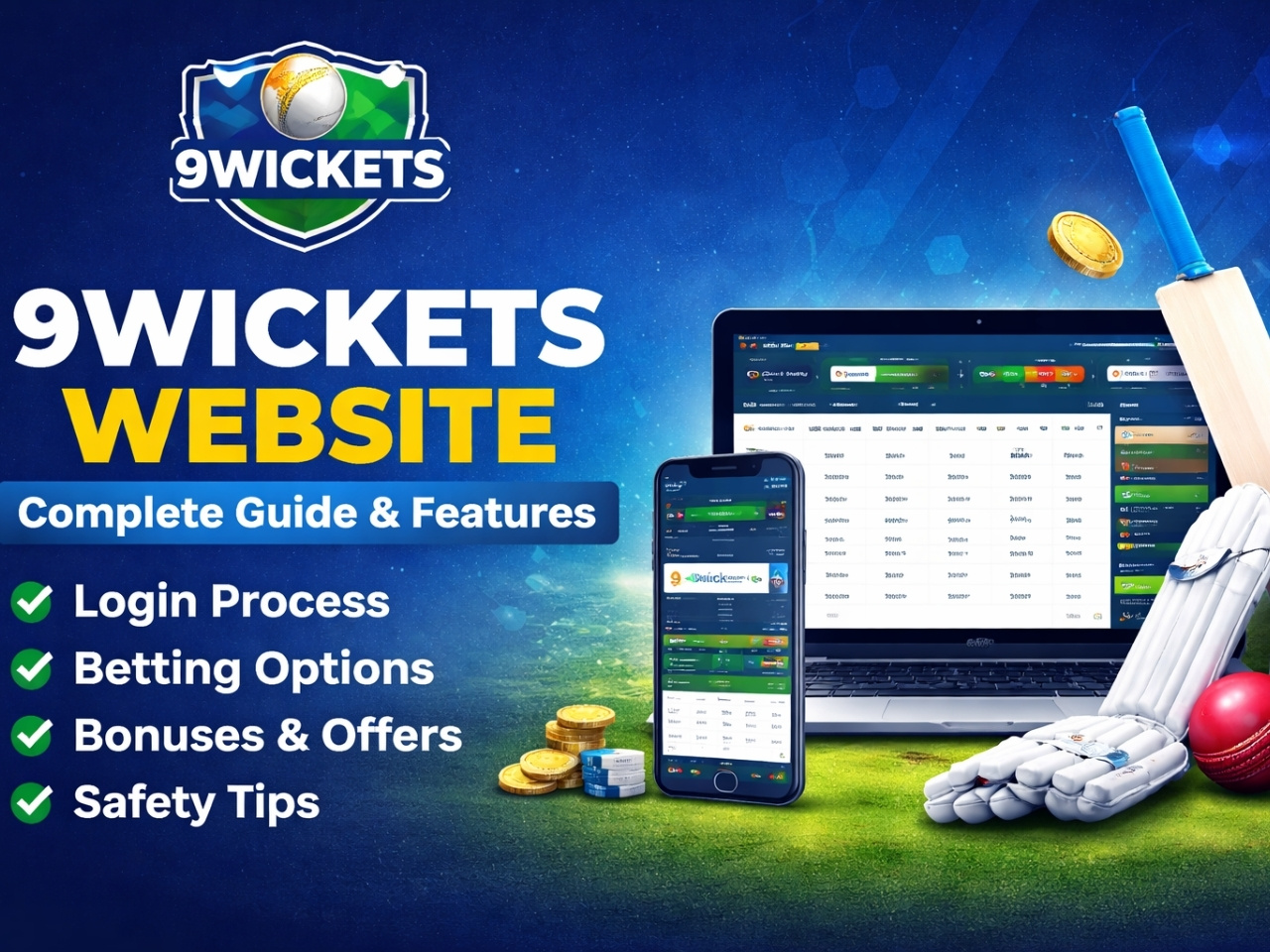 9Wickets Website Full Review, Features, Login Guide, and Betting