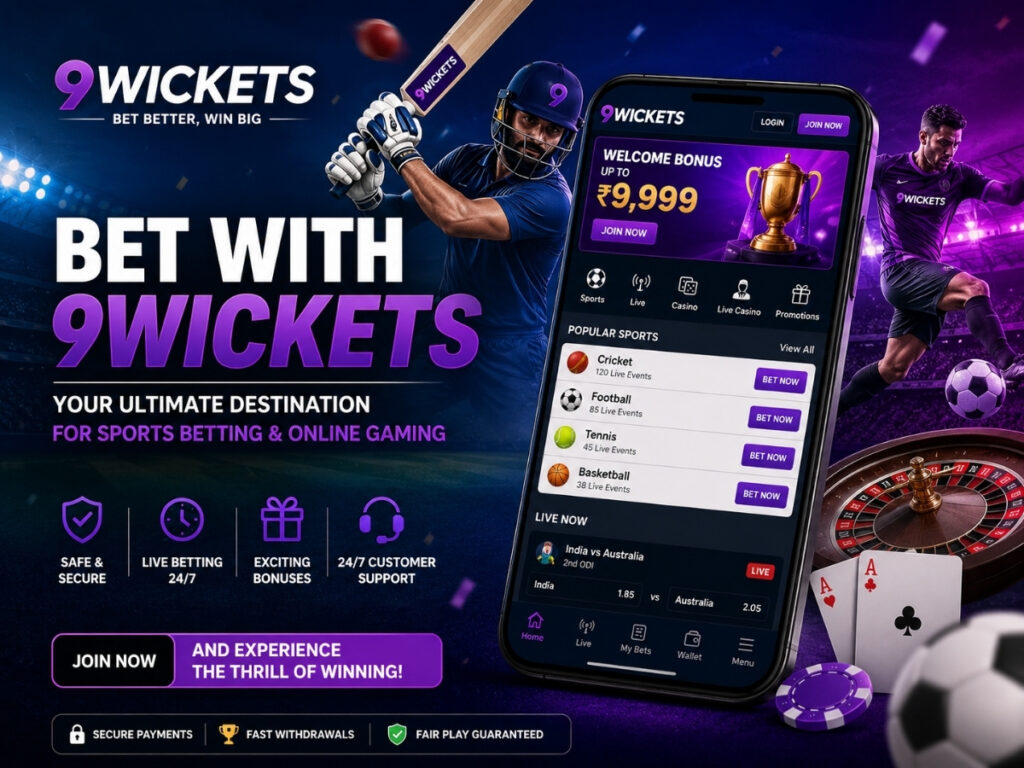 Bet with 9Wickets
