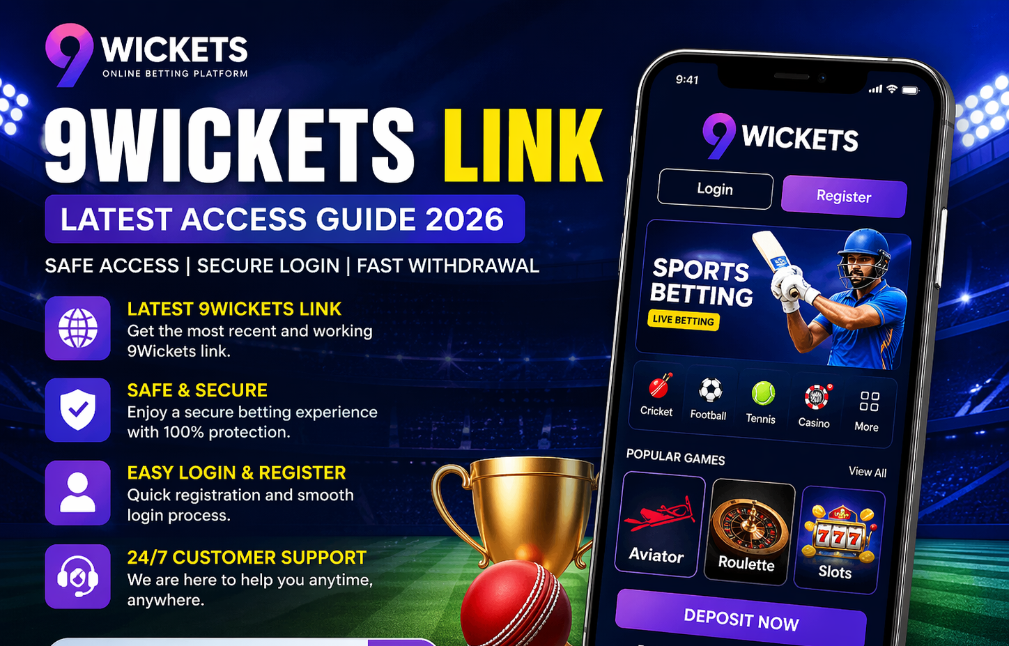 9Wickets Link 2026 – Updated Access Guide, Login Process