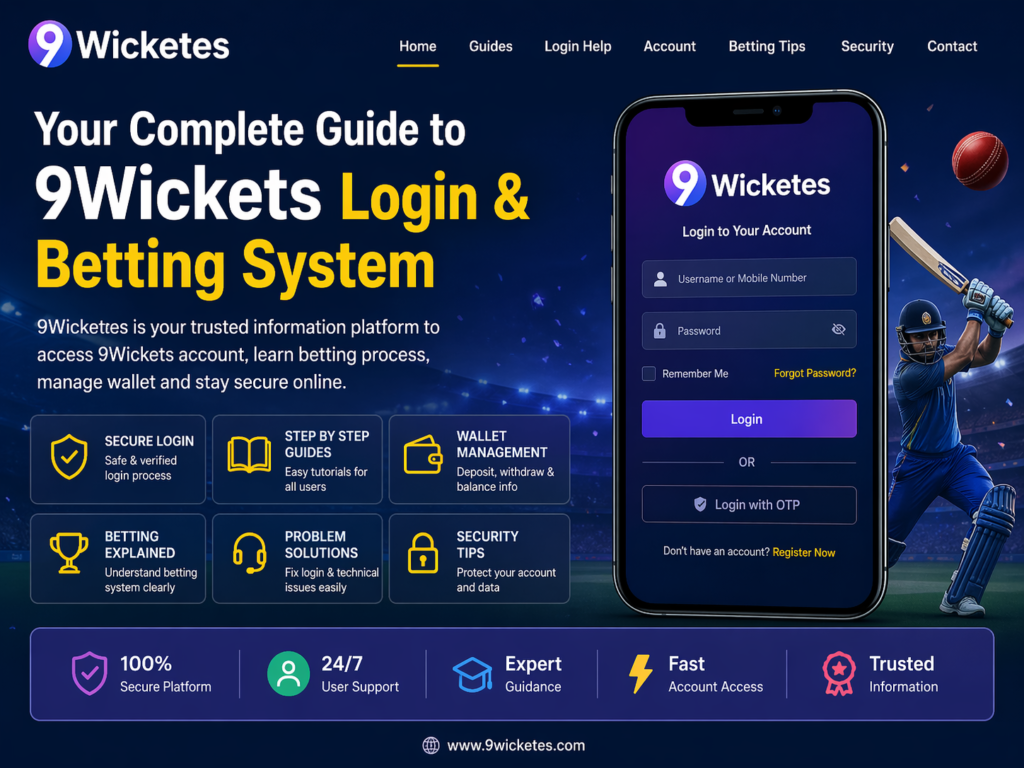 9Wicket Betting Login