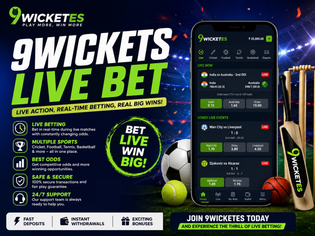 9wickets Live Bet