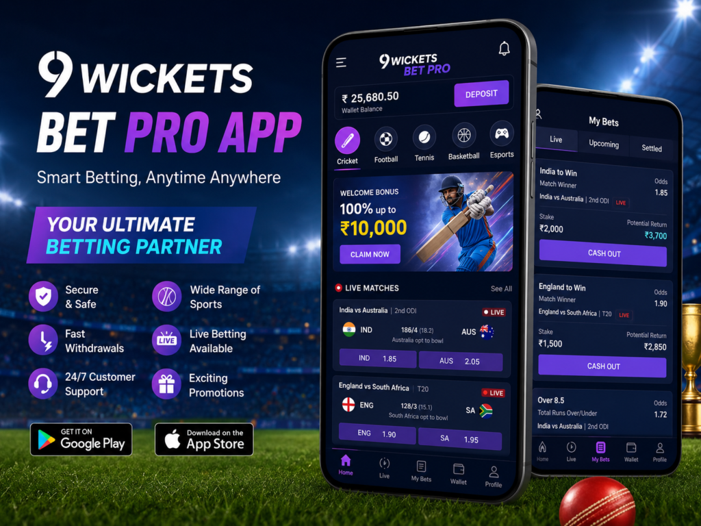 9Wickets Bet Pro App