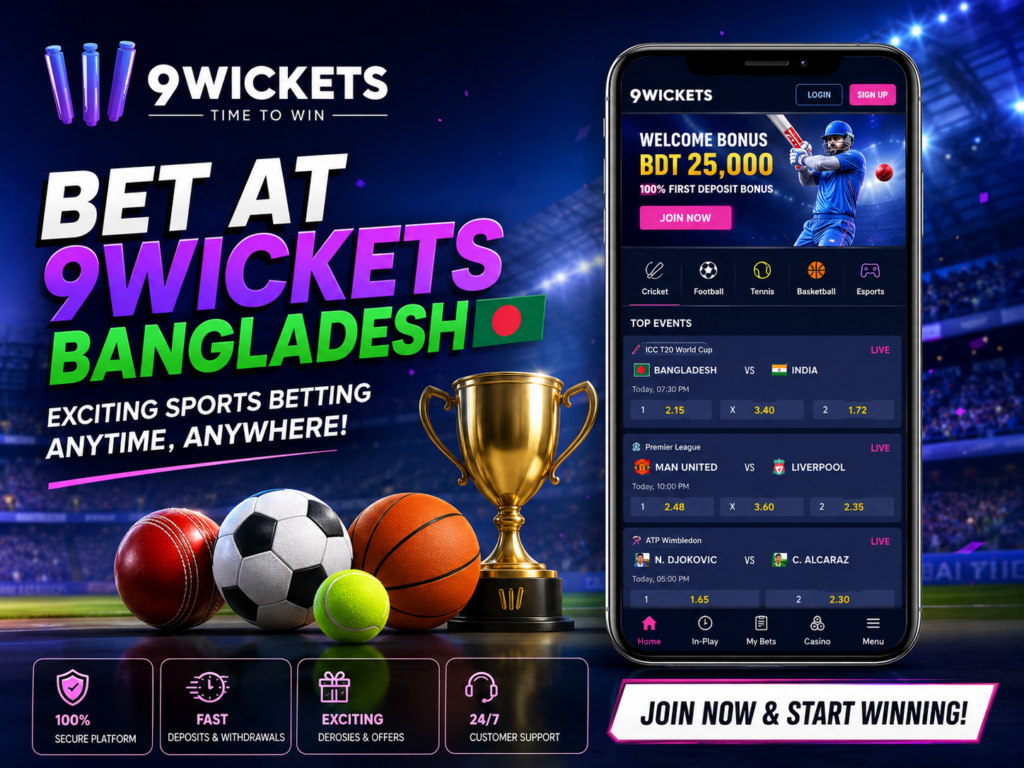 Bet at 9Wickets Bangladesh