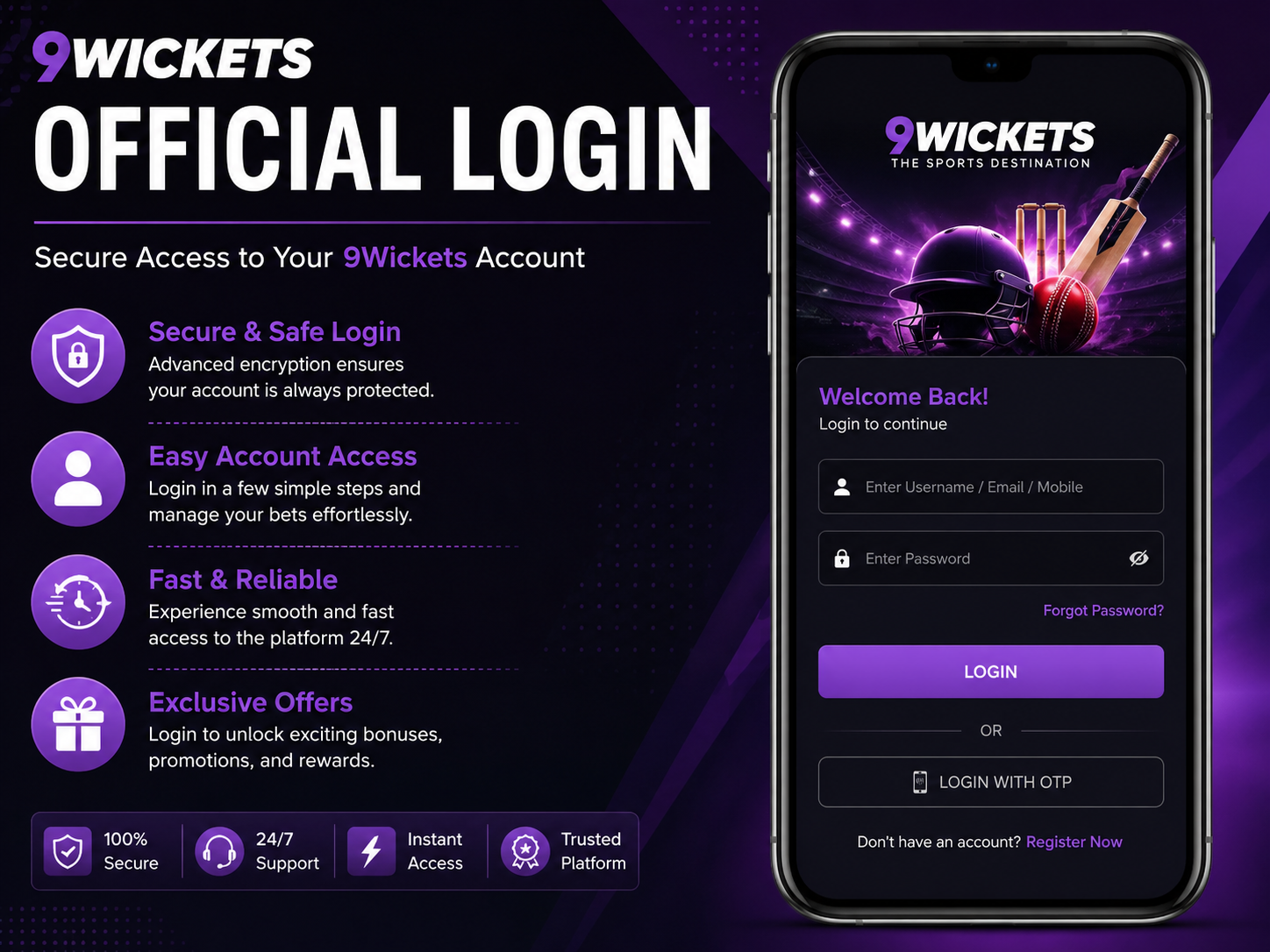 9Wickets Bet Official Login: Secure Access, Sign In Guide, Account