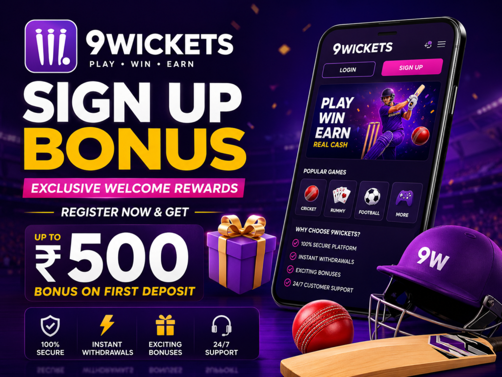 9Wickets Sign Up Bonus