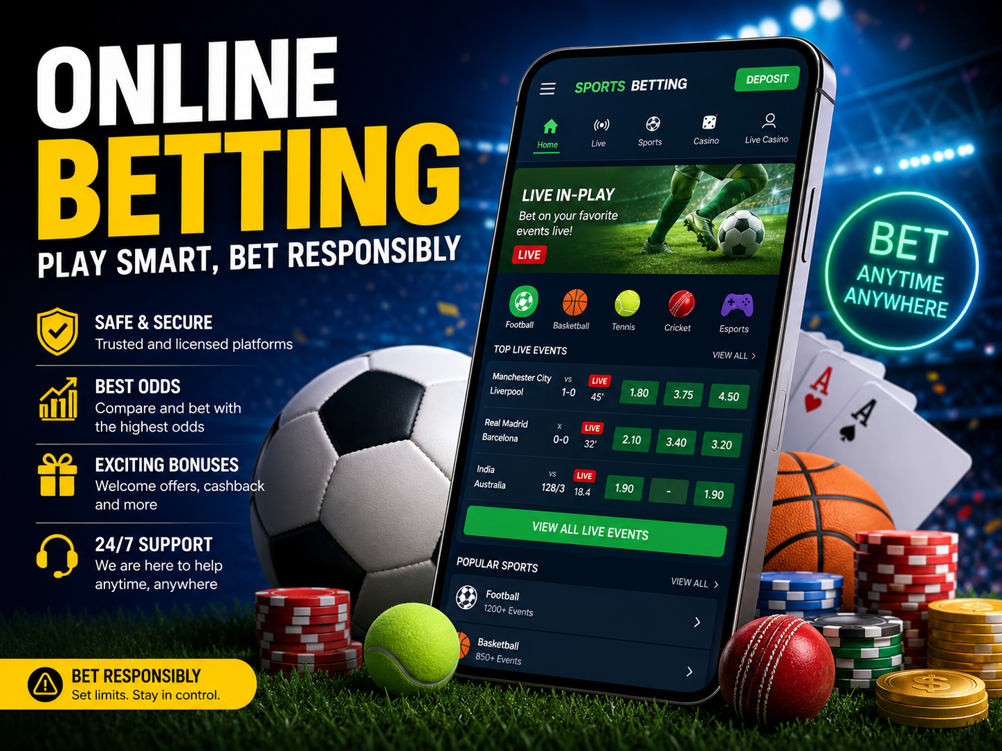 Online Betting Sites: A Complete Guide for Safe & Smart Betting