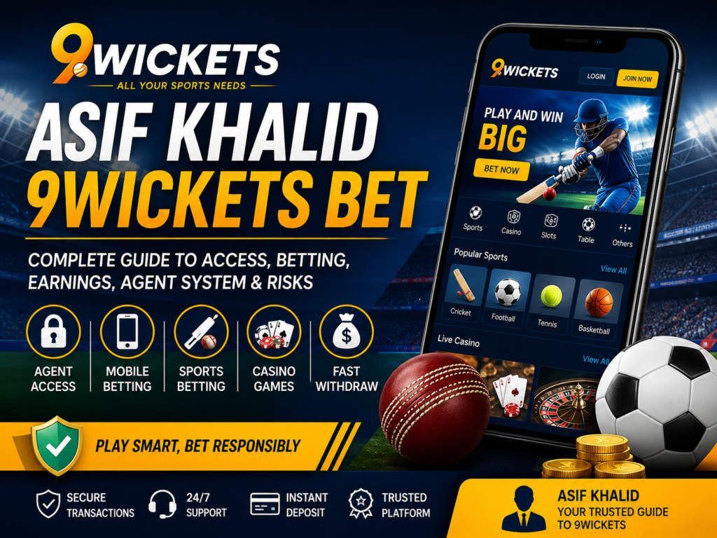 Asif Khalid 9Wickets Bet