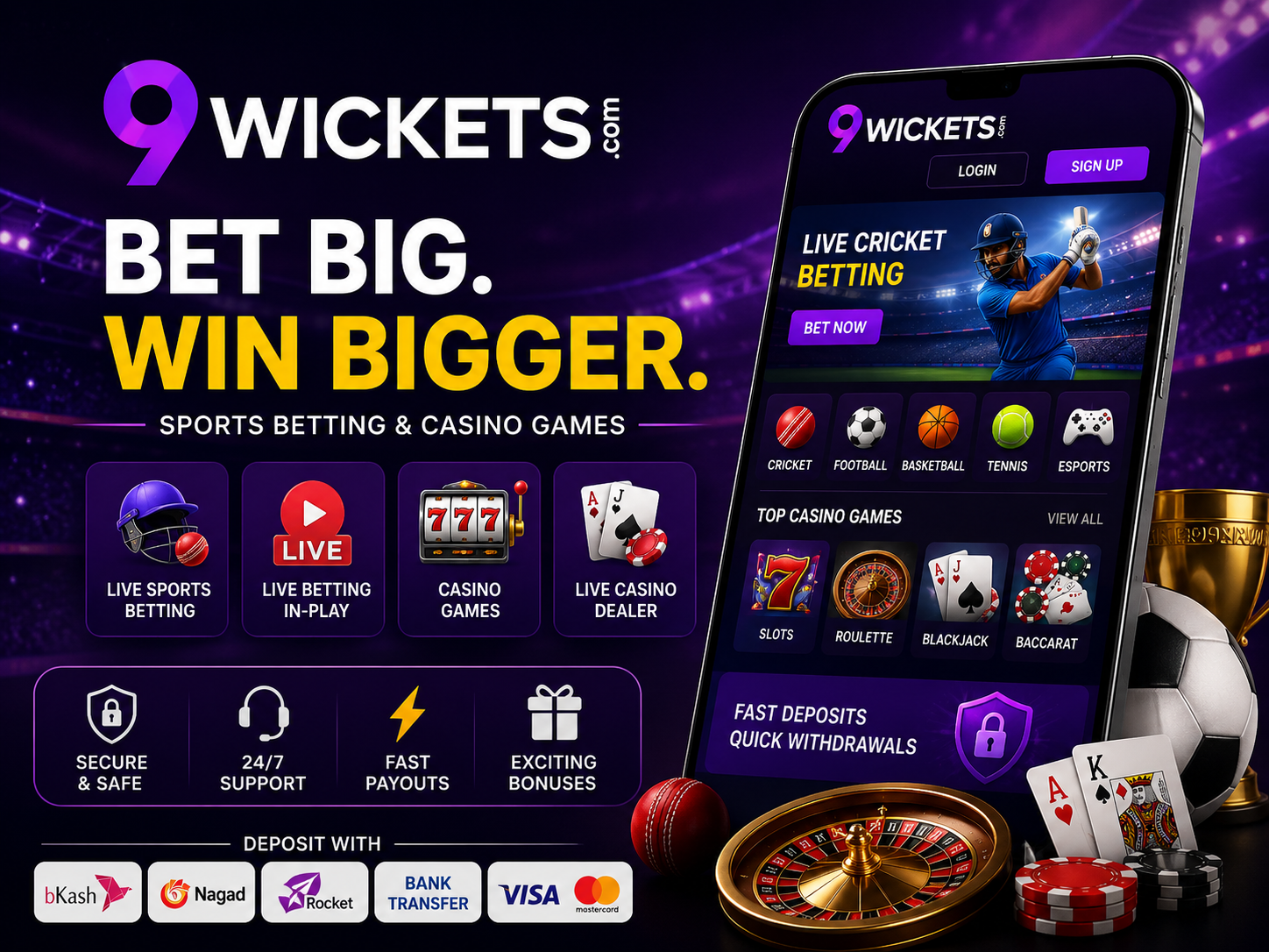 9Wickets.com Online Betting Platform Review and Gaming Guide