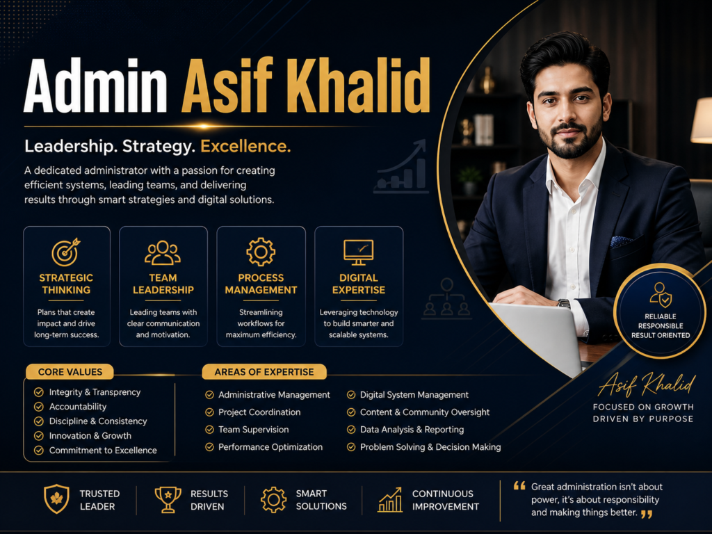 Admin Asif Khalid