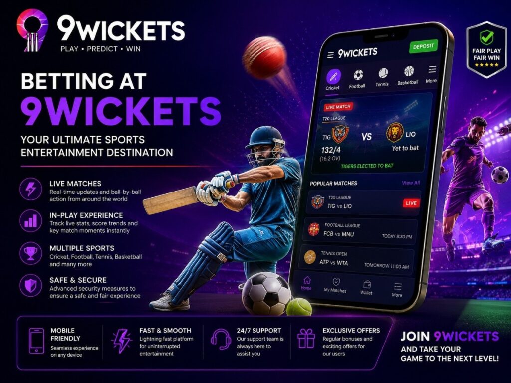 Betting at 9Wickets