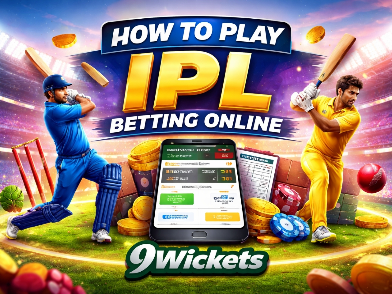 How to Play IPL Betting Online – Smart Guide with 9Wickets