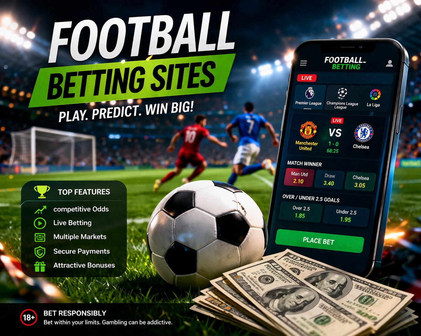 Football Betting Sites : A Complete Beginner-to-Advanced Guide
