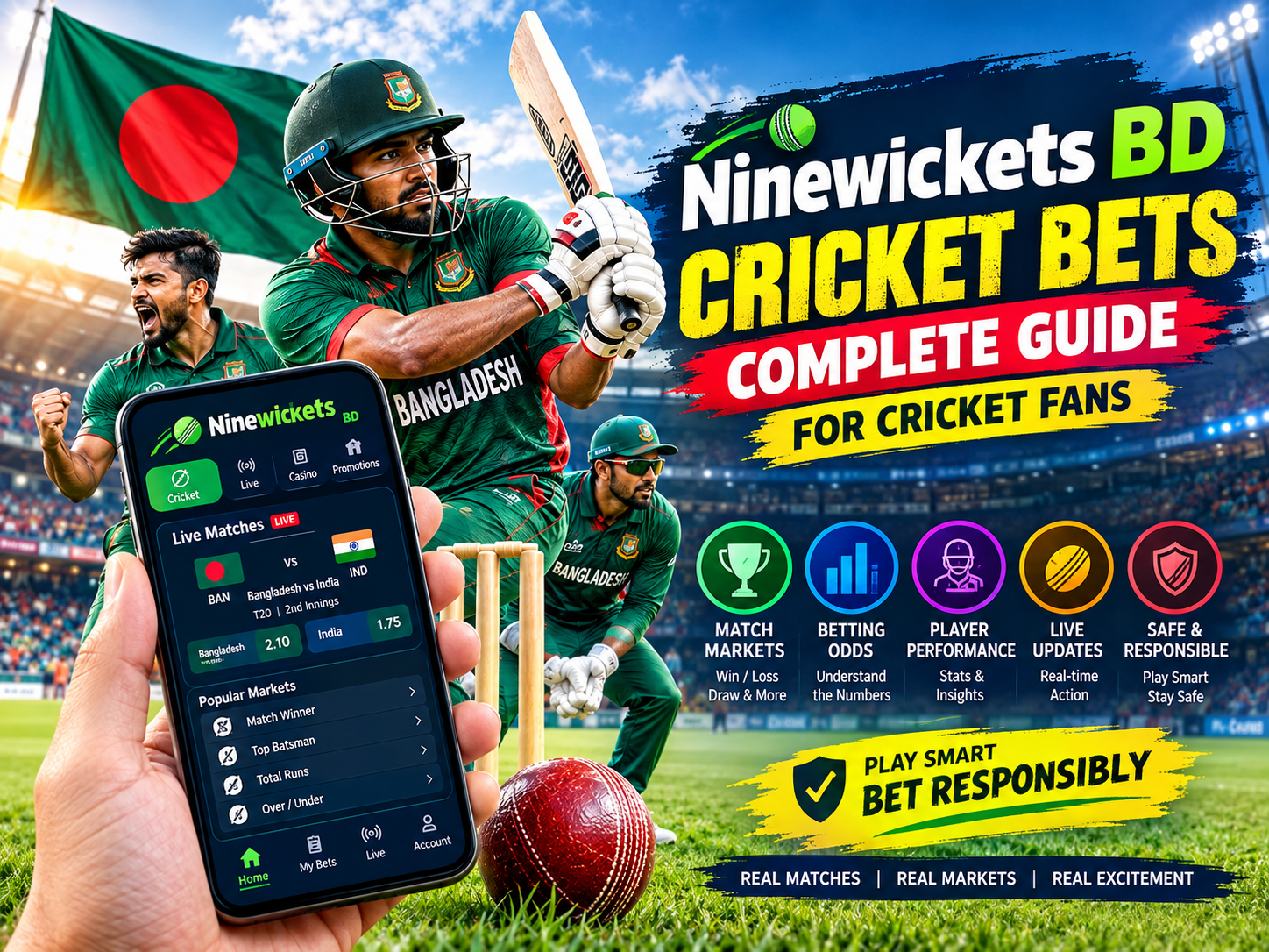 Ninewickets BD Cricket Bets Guide: Safe Betting Tips