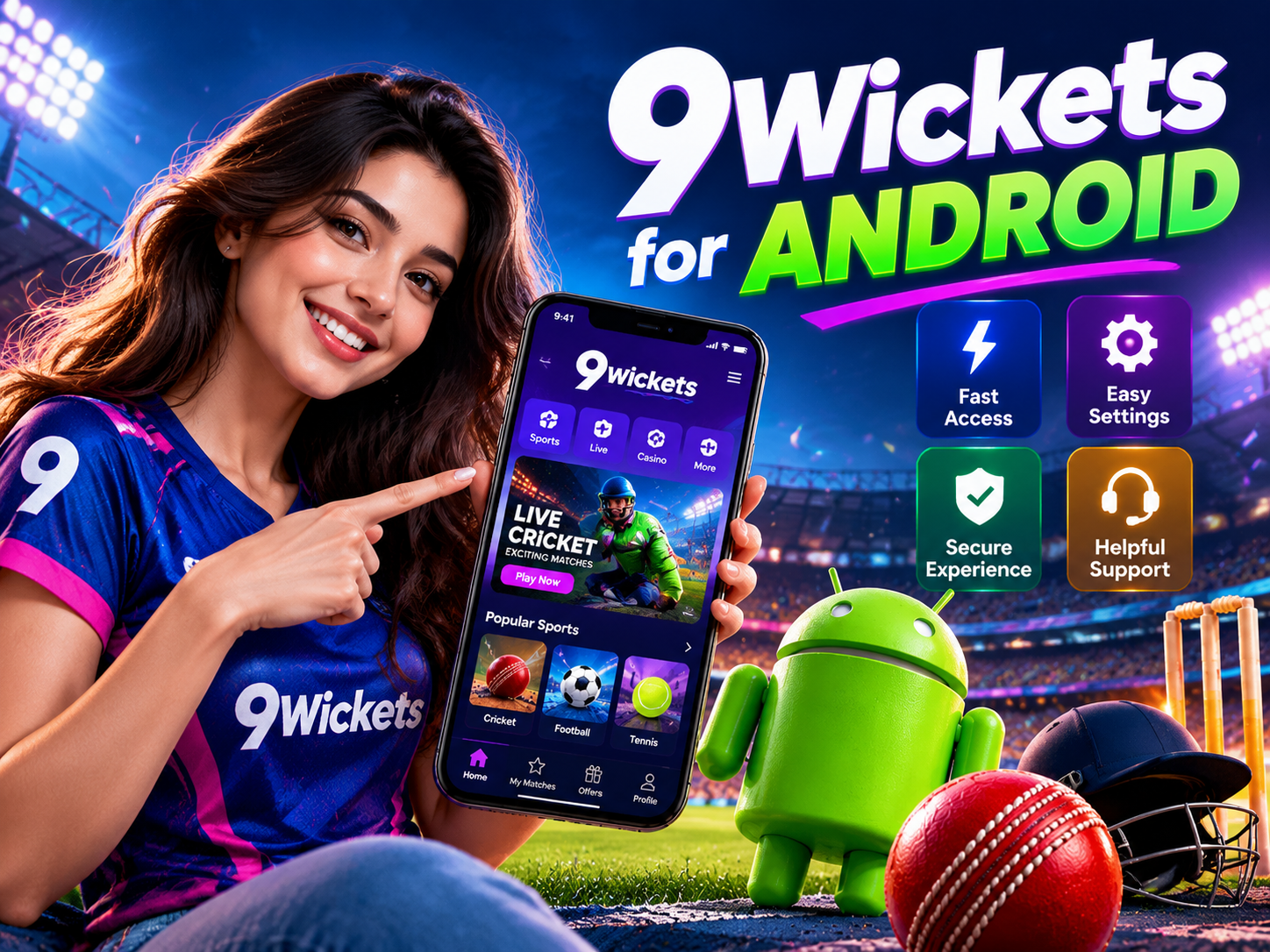 9Wickets for Android: Features, Access and Setup Guide