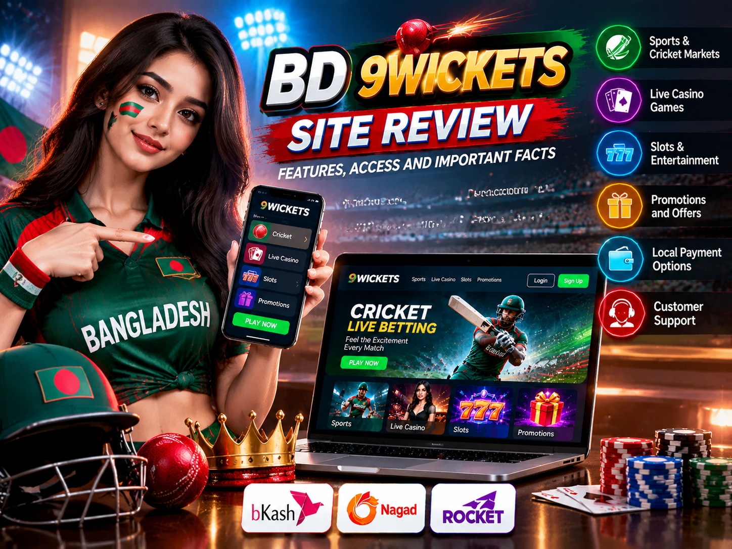 BD 9Wickets Site Review: Features, Access & Facts Guide