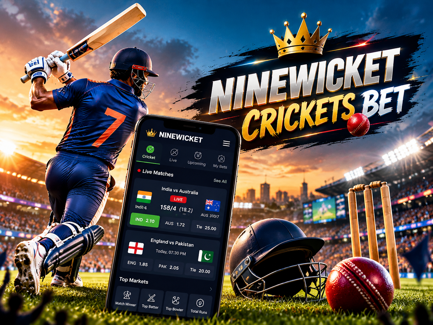 Ninewicket Crickets Bet: Online Cricket Betting Guide